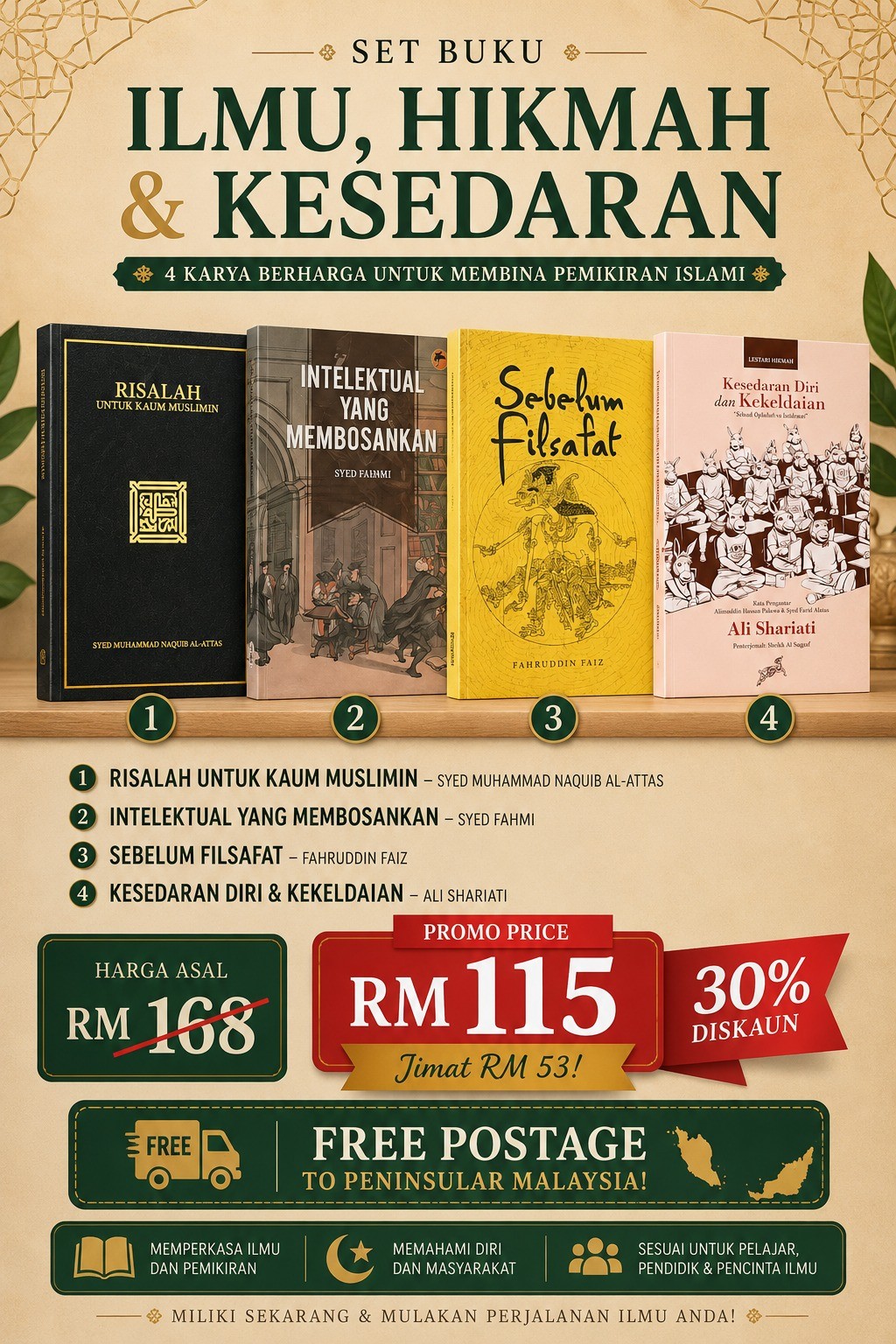 Gambar Set Ilmu, Hikmah dan Kesedaran